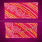 Bandhani Print Envelope (Set of 5)