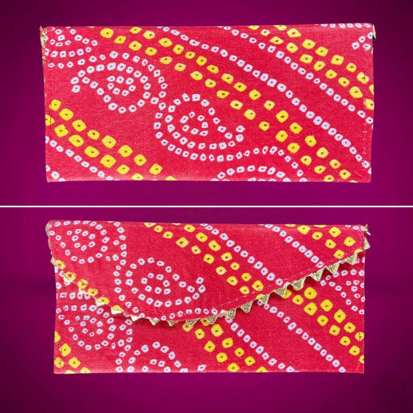Bandhani Print Envelope (Set of 5)