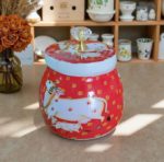 Traditional Pichwai Dry Fruit Tray and Jars Set