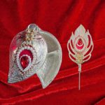 Germal Silver Kumkum Box with Tika Leaf & Motifs- Pack of 1