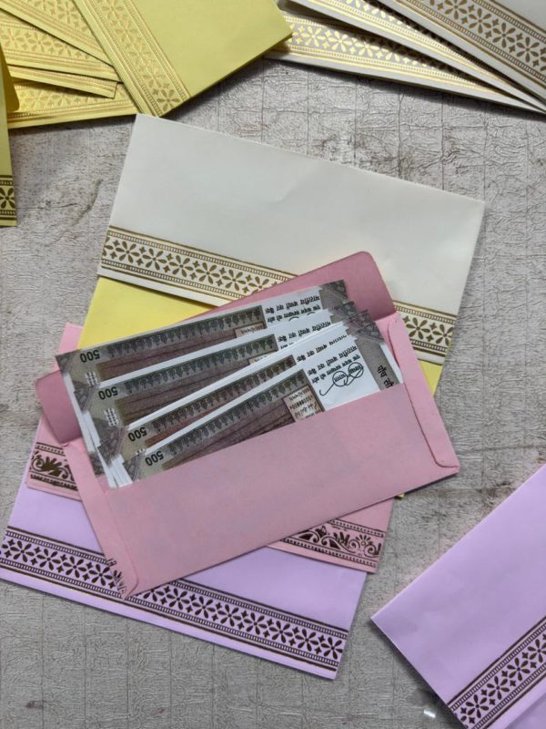 Basic Shagun Envelope for Cash & Gift Cards-Pack of 2